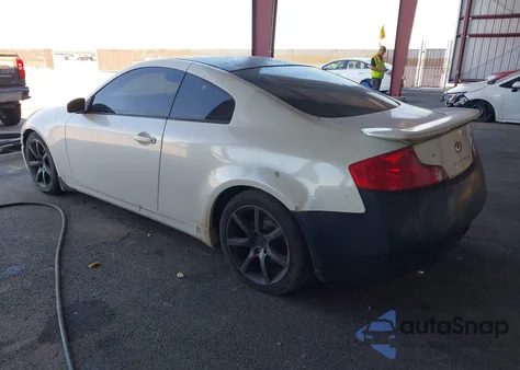 2005 Infiniti G35 z USA, uszkodzony, nr VIN JNKCV54E65M408082